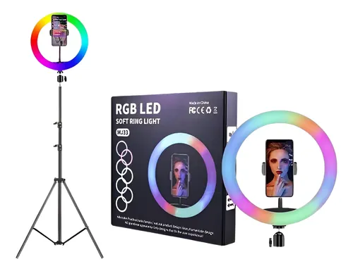 Aro de Luz RGB 13" Colores con Tripode - Imagen 1